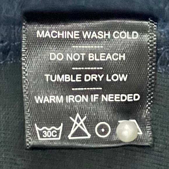 American Giant Bomber Jacket XL Navy Made in USA Cotton Fleece Mens - Picture 11 of 13